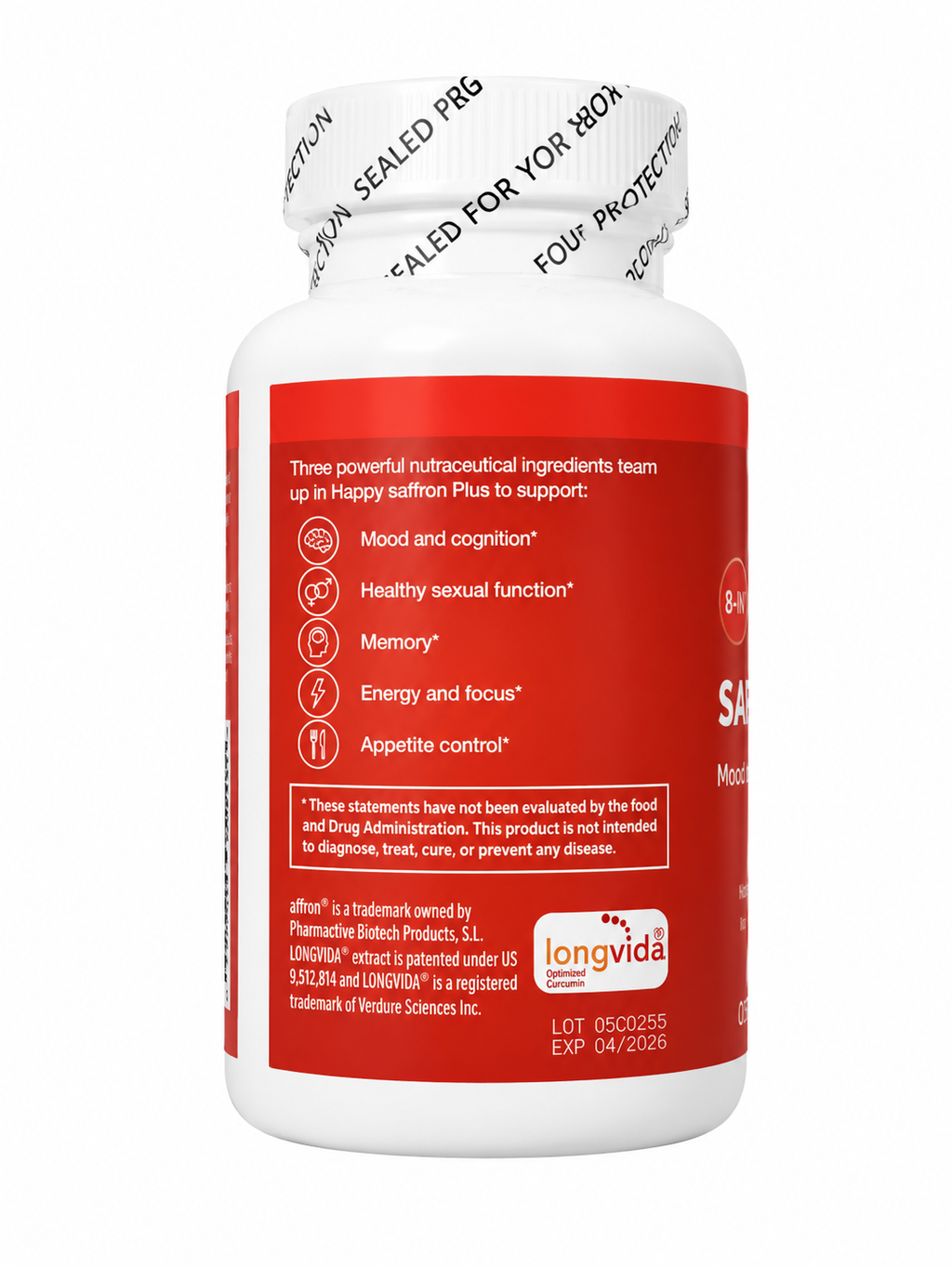 VitaHeal Happy Saffron Plus – 30 Vegan Capsules