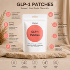 VitaHeal GLP-1 Support Patches – Botanical Weight Management Patches with Berberine, Chromium & B Vitamins – 30 Vegan Patches