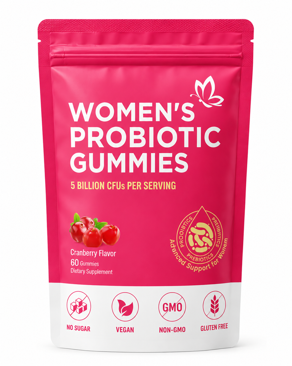 Women's Probiotic Gummies – 60 Gummies