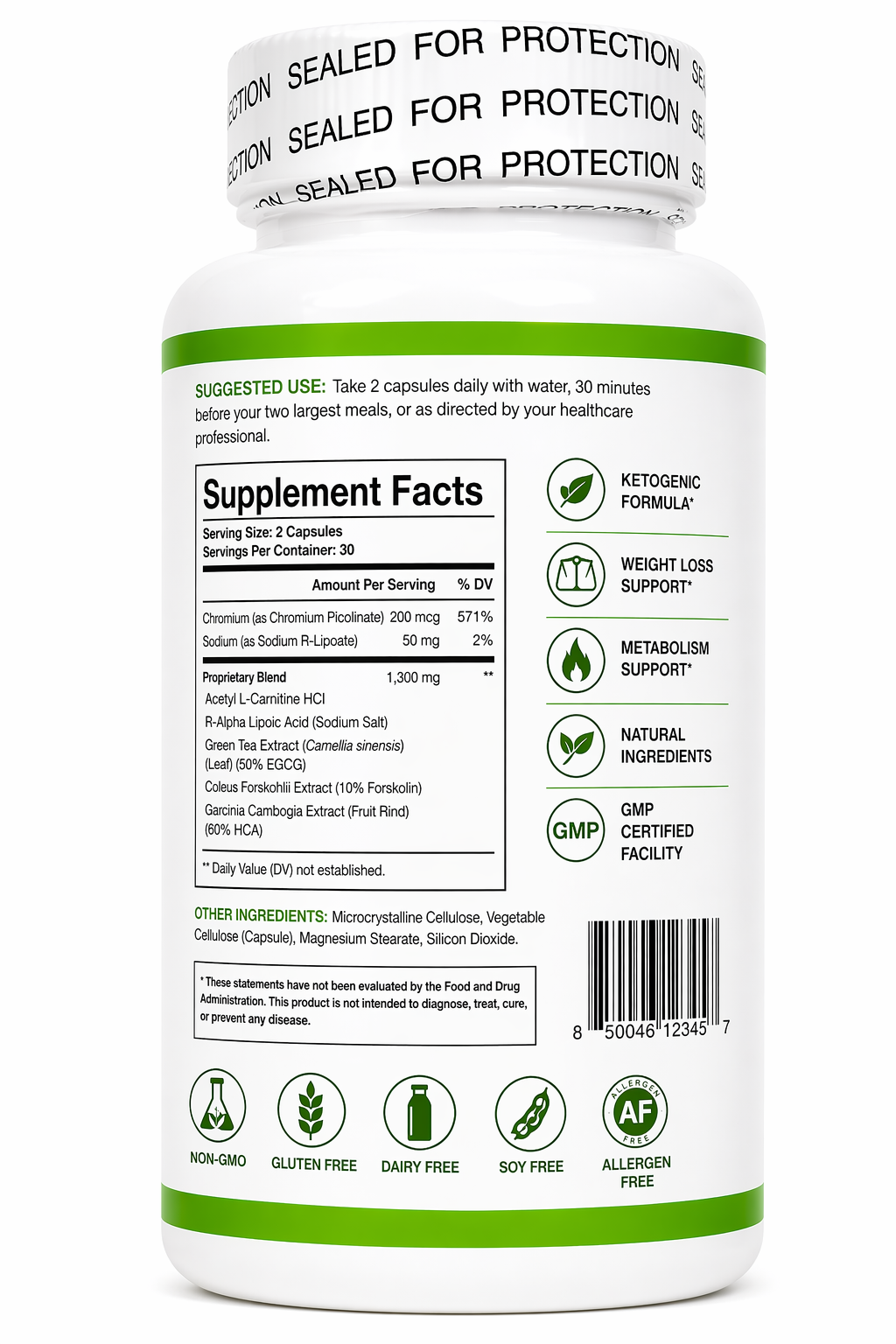 Lipozem Ketogenic Formula Capsules