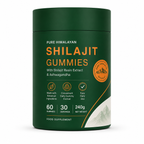 Pure Himalayan Shilajit Gummies with Ashwagandha – 60 Gummies | Food Supplement
