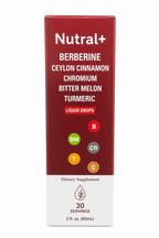 Nutral+ Berberine Liquid Drops with Ceylon Cinnamon, Chromium, Bitter Melon & Turmeric – 60ml | 30 Servings