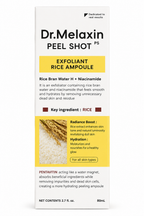 Dr. Melaxin Peel Shot White Rice Ampoule 80ml – Rice Bran Water & Niacinamide Serum