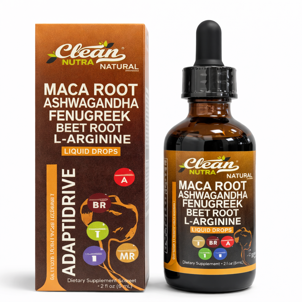 Clean Nutra Organic Maca Root Liquid Drops – Plant-Based Botanical Liquid Supplement
