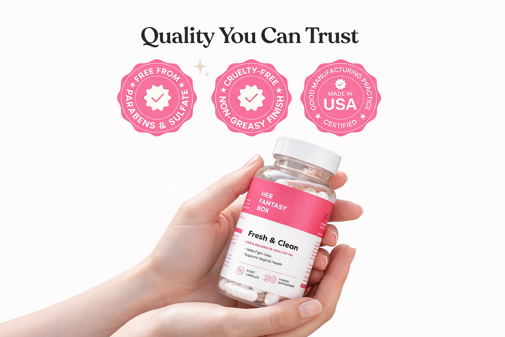 Her Fantasy Box - Boric Acid Capsules – 30 Vegan Capsules