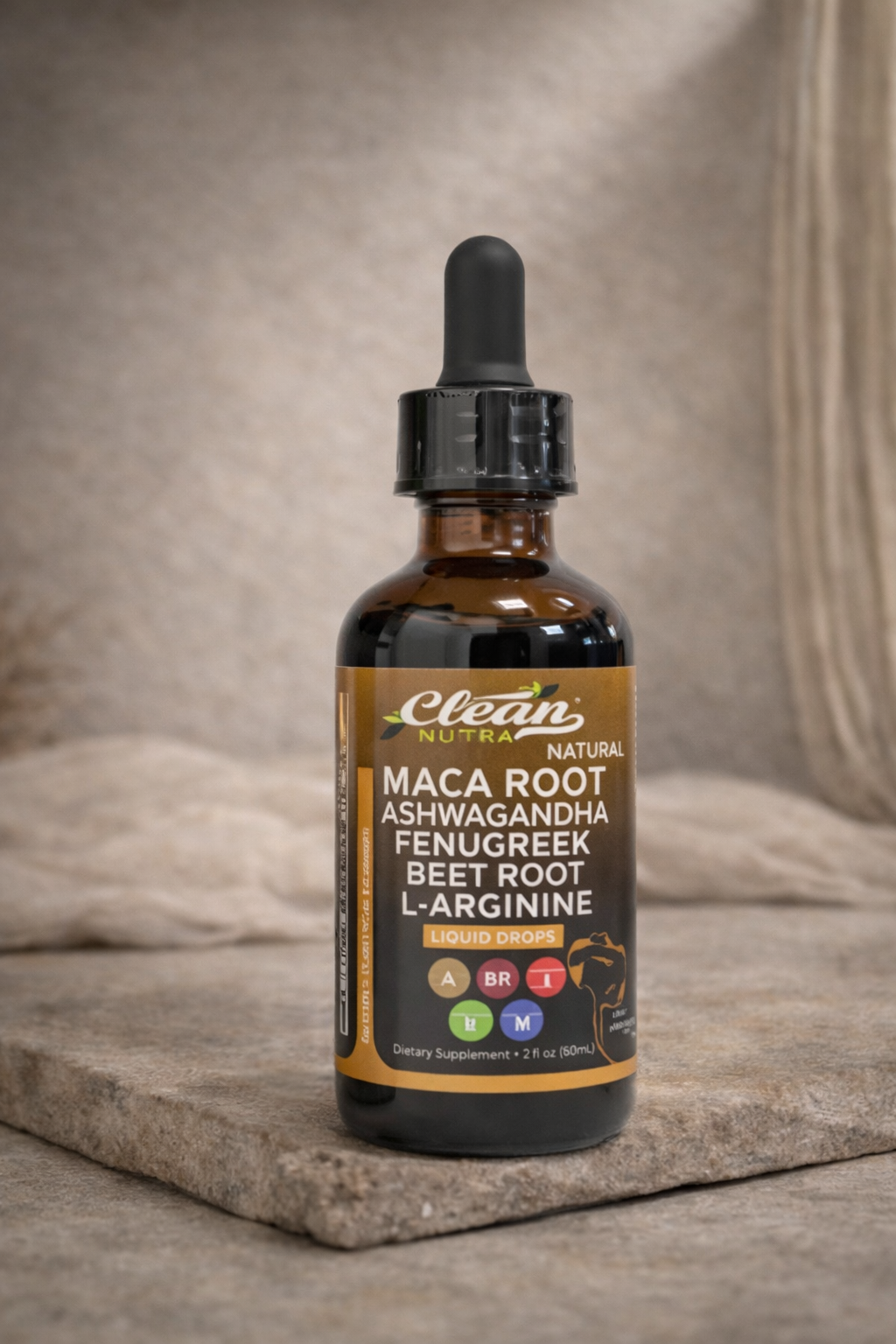 Clean Nutra Organic Maca Root Liquid Drops – Plant-Based Botanical Liquid Supplement