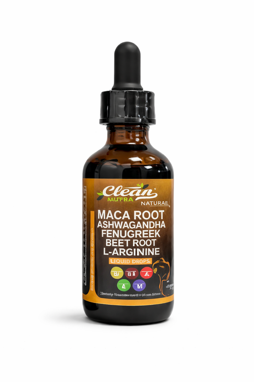 Clean Nutra Organic Maca Root Liquid Drops – Plant-Based Botanical Liquid Supplement