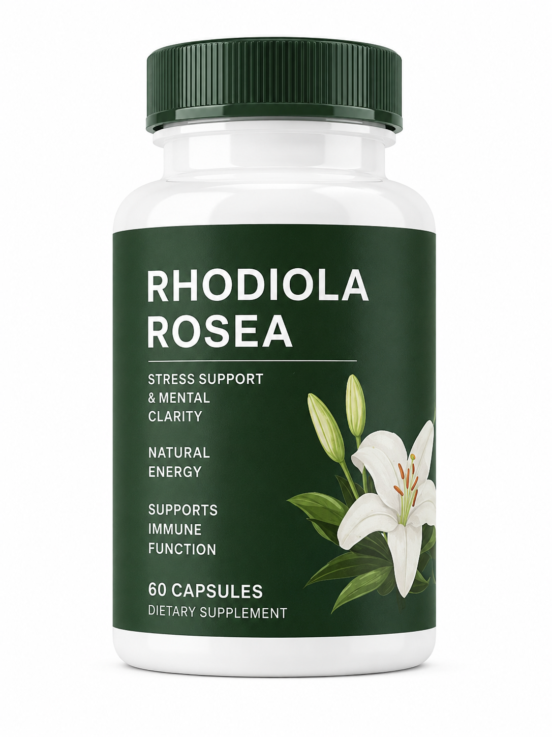 Rhodiola Rosea Capsules 500mg - 60 Capsules